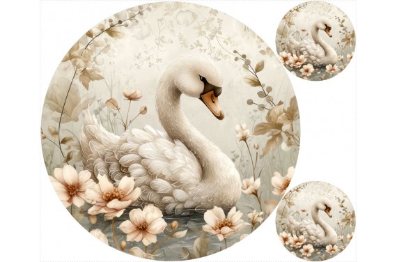 Magic swan 02  Mat + FREE pillow
