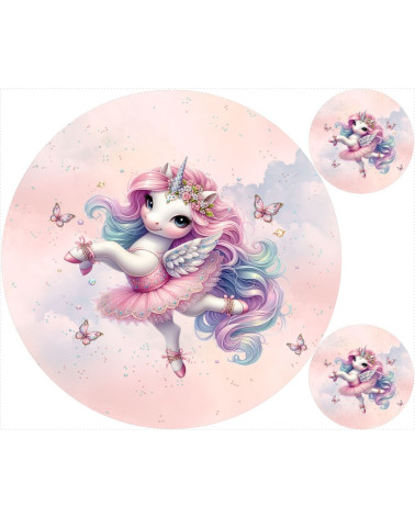 Unicorn Ballerina-01 + panele na poduszki