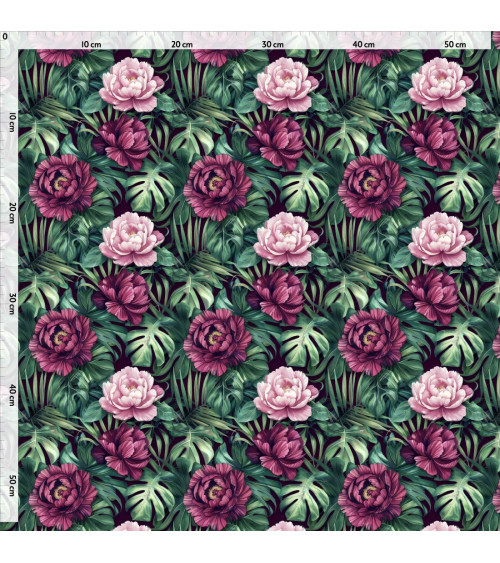 Monstera & peonies 01