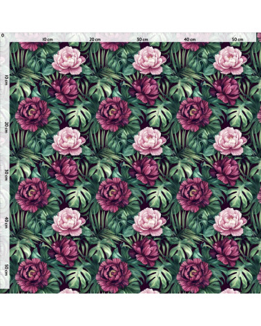 Monstera & peonies 01