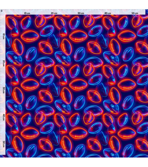 Neon american football 01