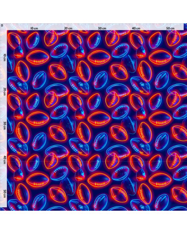 Neon american football 01