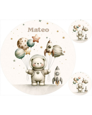 Astro bear + FREE pillow panel