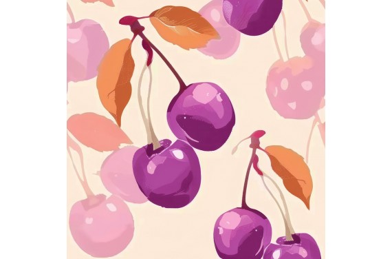 Purple cherries 01