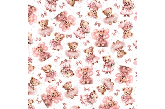 Pink Teddy Bear 01