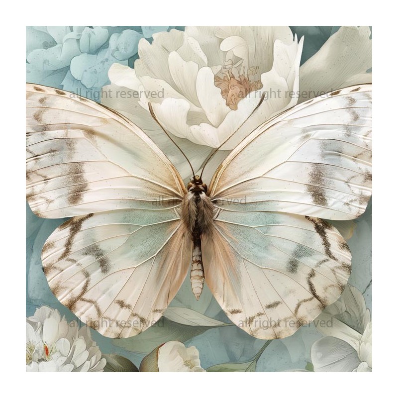 Butterfl with flowers 01