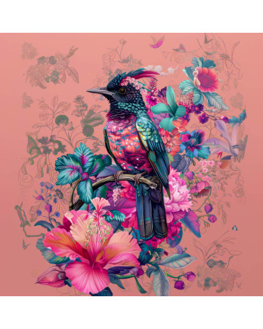 Bird & flowers 01