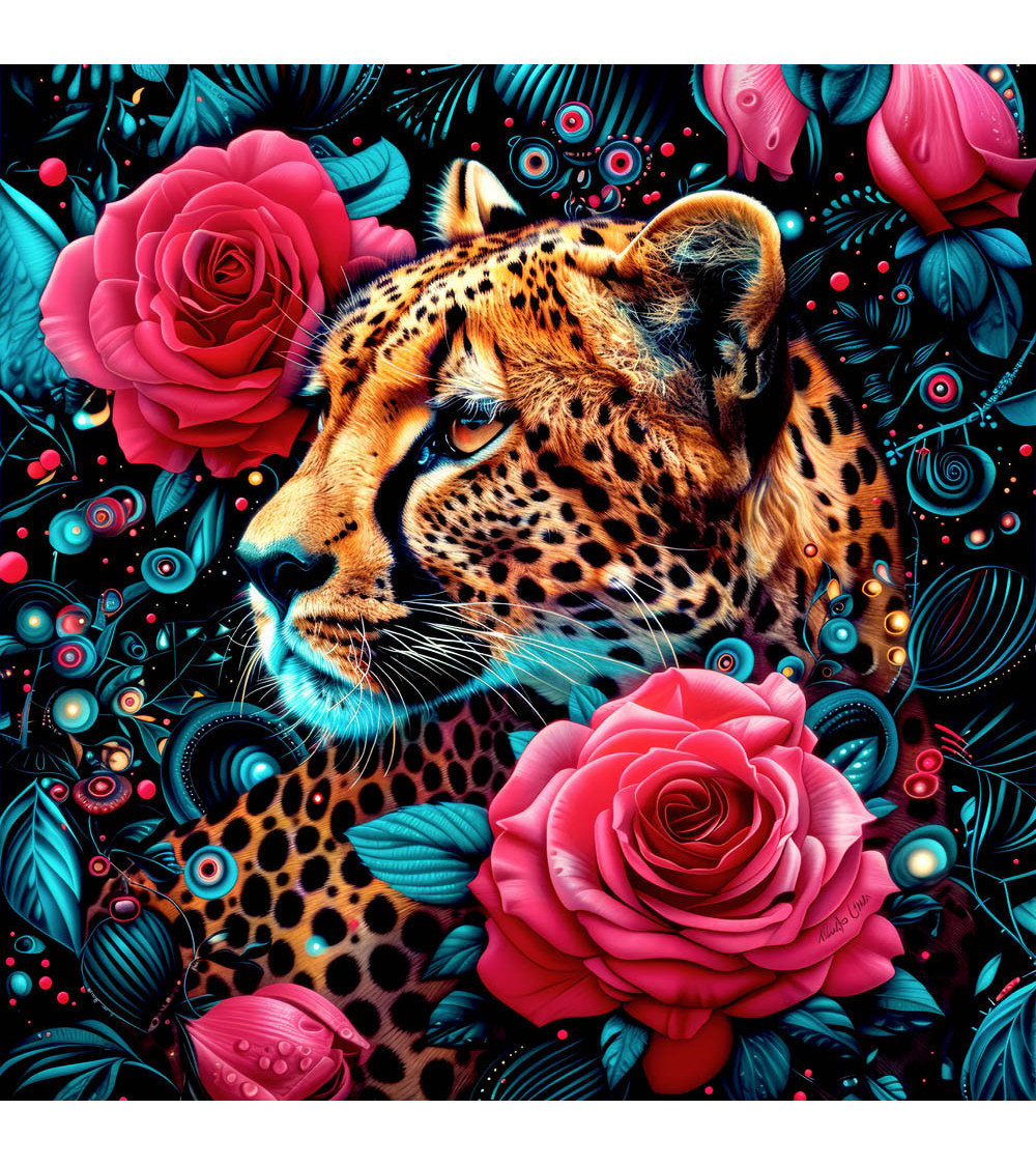 Floral Cheetah 01