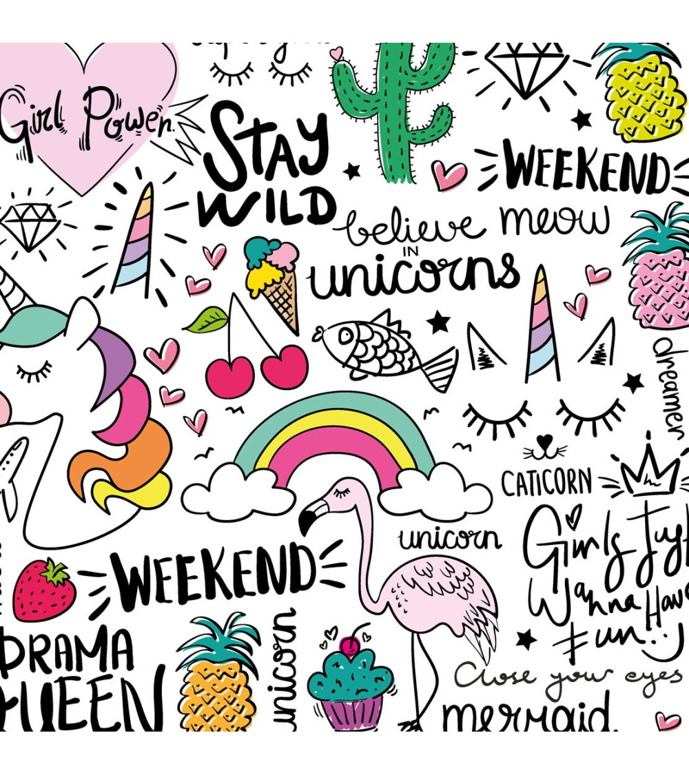 Unicorns & flamingos 01