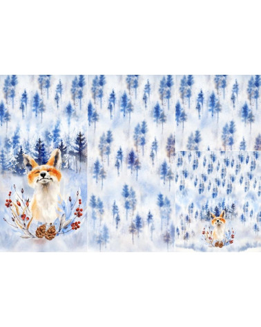 Panel na śpiworek - FOX IN THE FOREST