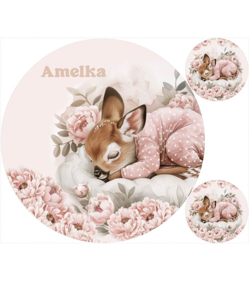 Sleeping deer 01 + FREE pillow panel