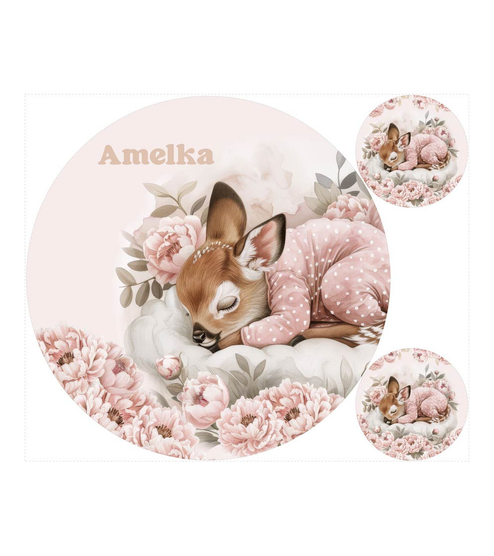 Sleeping deer 01 + FREE pillow panel