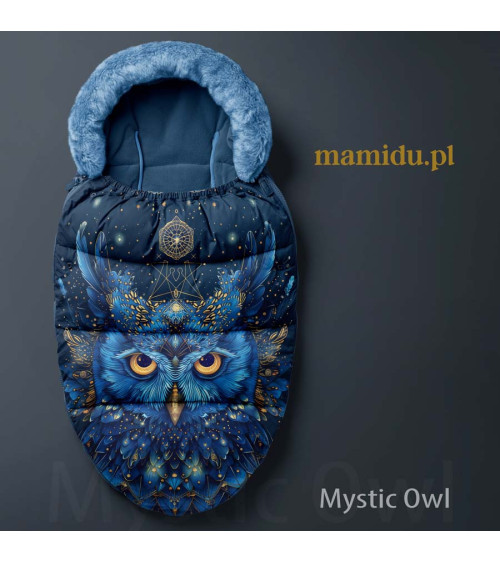 Panel for sleeping bag Mystic owl 01