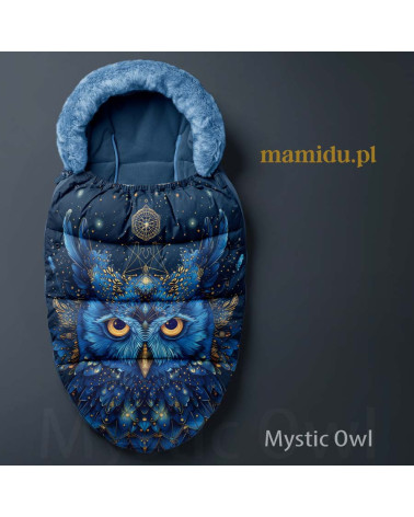 Panel for sleeping bag Mystic owl 01