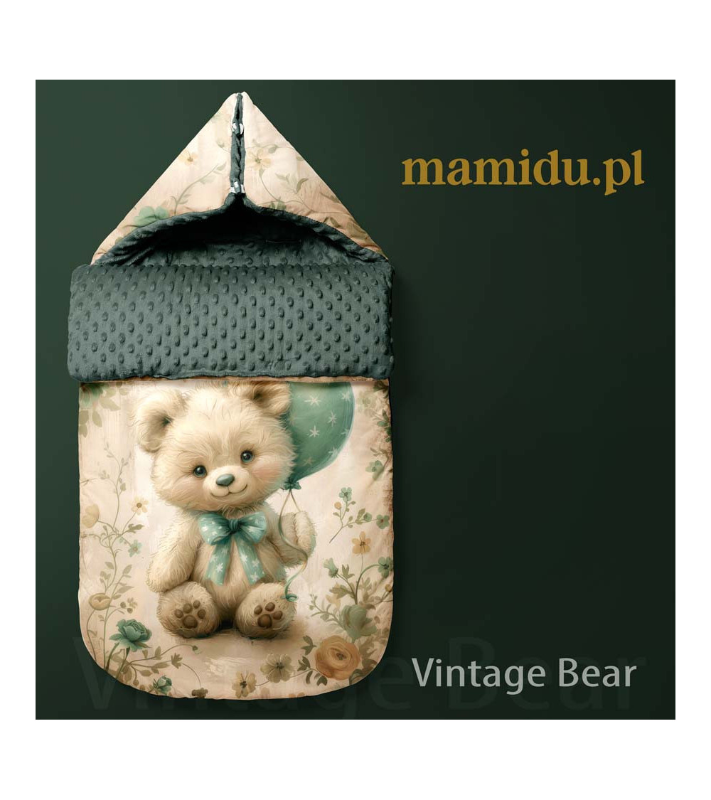 POLYESTER PANEL FÜR Schlafsack TROLLEY- Vintage bear 01