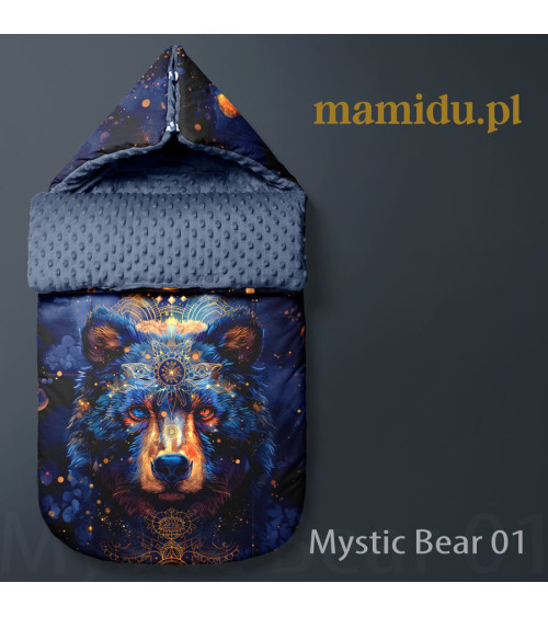 POLYESTER PANEL FÜR Schlafsack TROLLEY- Mystic bear 01