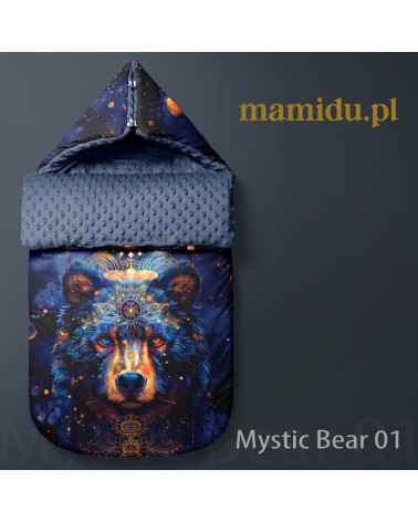 Panel na śpiworek - Mystic bear 01