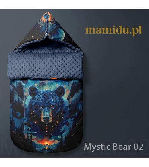 Panel for sleeping bag Mystic bear 02