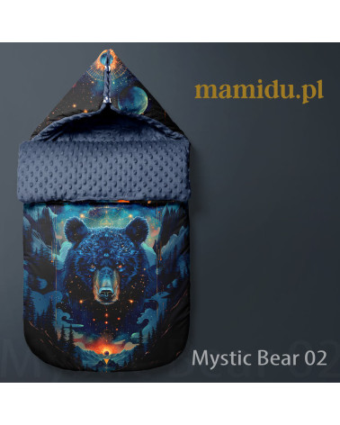 Panel for sleeping bag Mystic bear 02