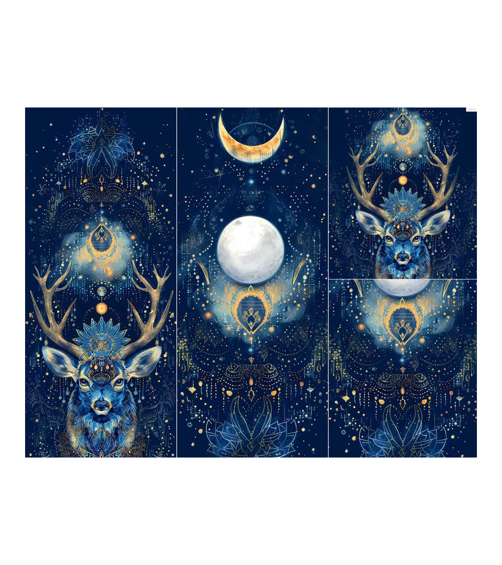Panel for sleeping bag Mystic deer 01