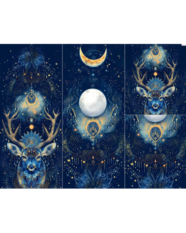 Panel na śpiworek - Mystic deer 01