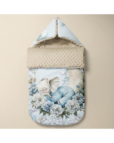 POLYESTER PANEL FÜR Schlafsack TROLLEY Sleeping elephant boy 01