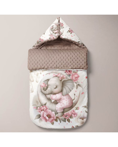 POLYESTER PANEL FÜR Schlafsack TROLLEY Sleeping elephant 01