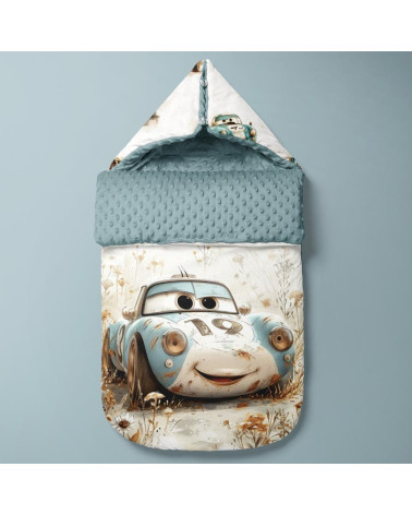 Panel for sleeping bag Old cartoon cars 01