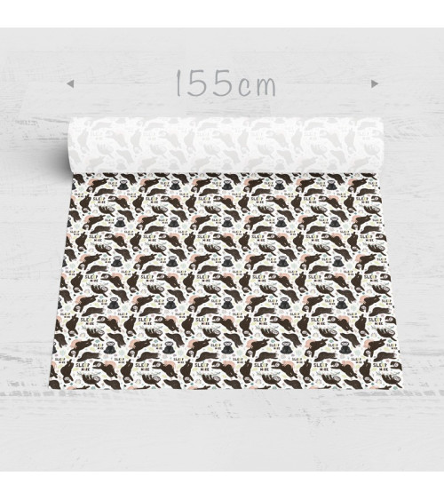 Polyester  Jungle Blue