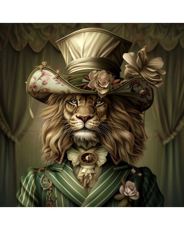 Elegant lion 01