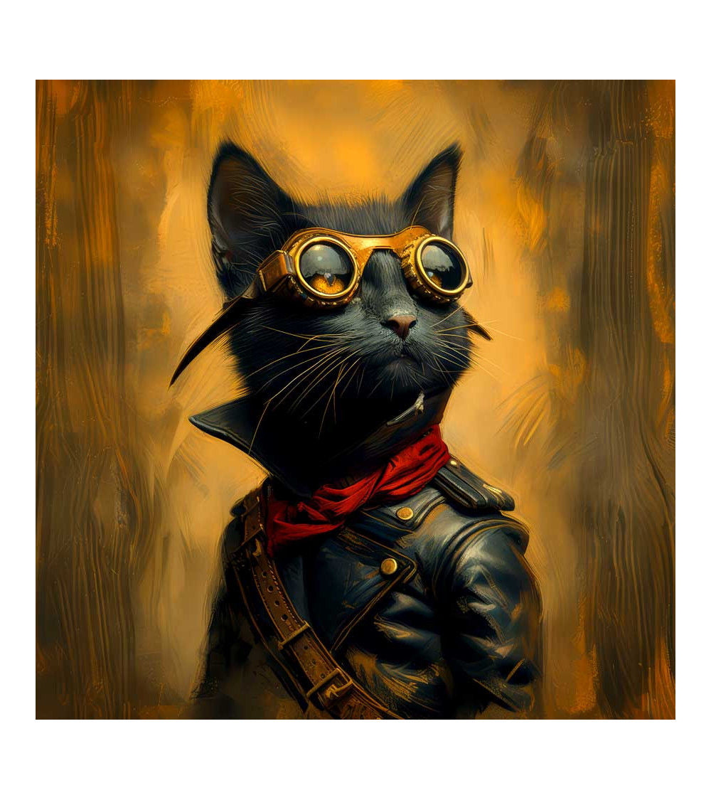 Steampunk cat 01