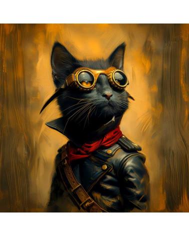 Steampunk cat 01