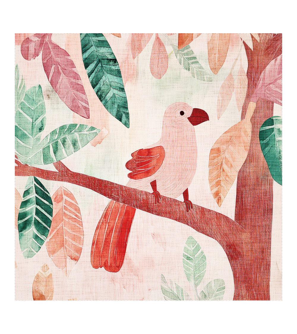 Pink parrot 01
