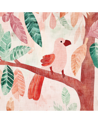 Pink parrot 01