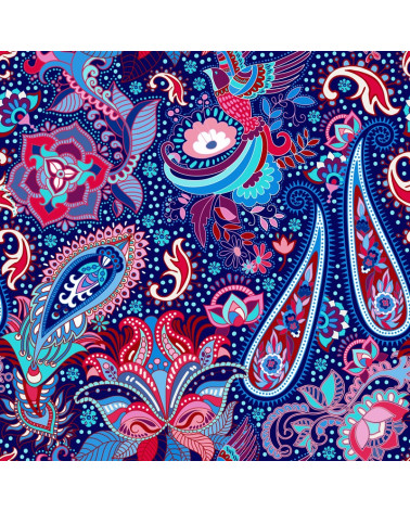 Polyester Owls on purple