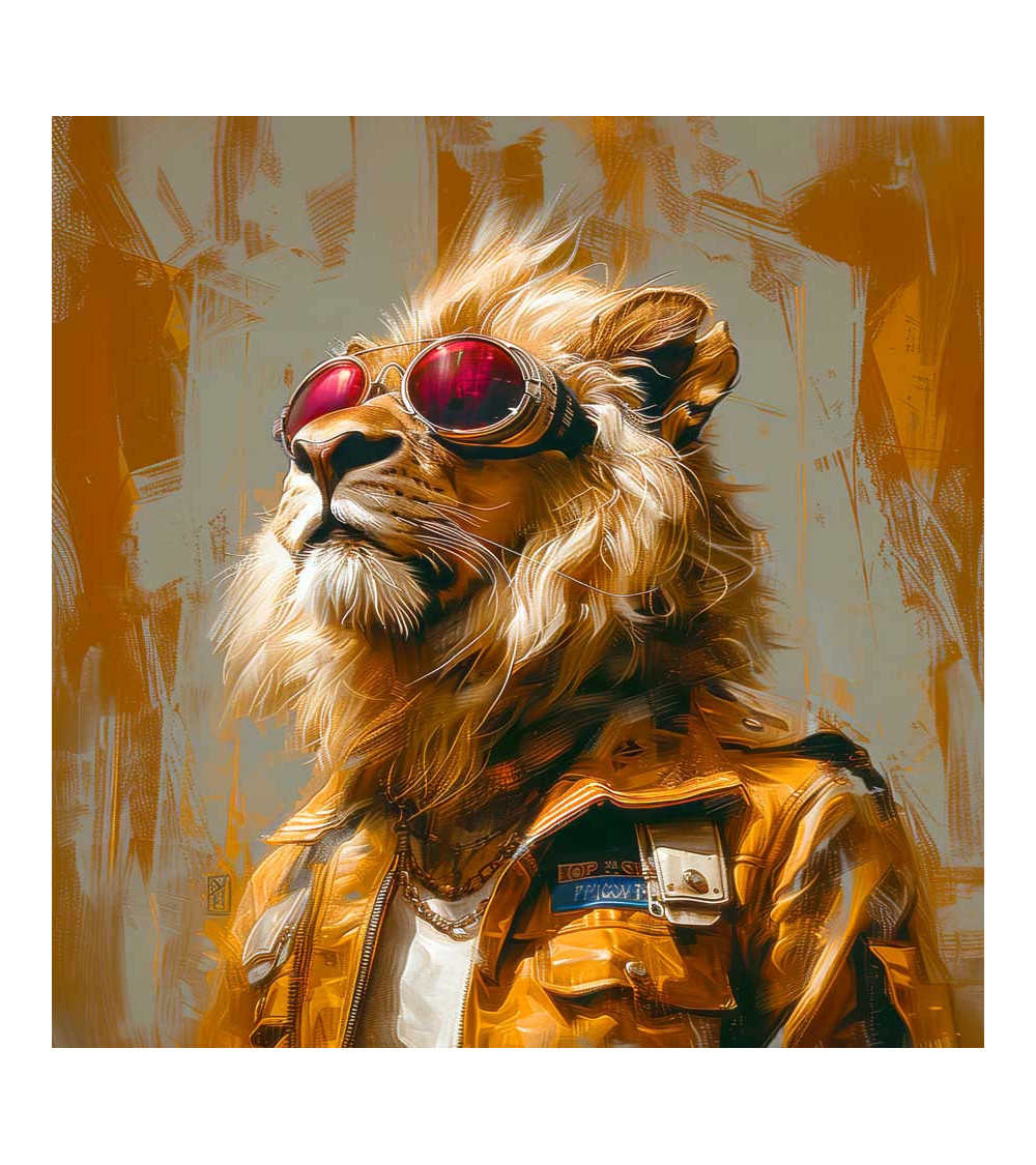 Steampunk lion 01