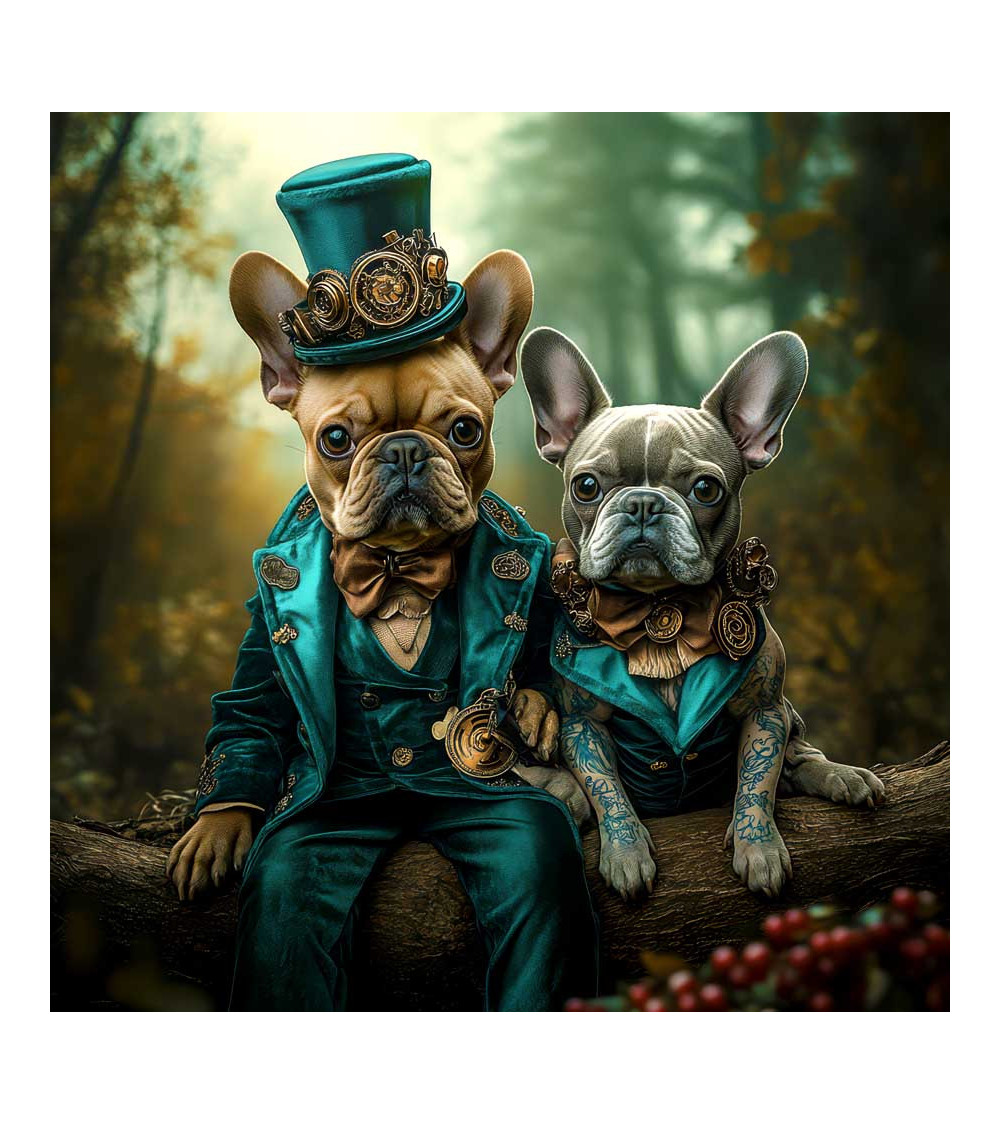 Bulldog couple 01