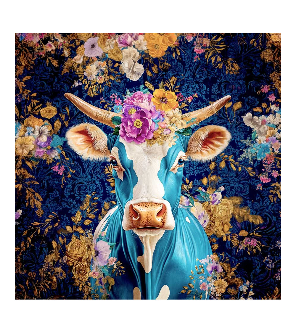 Cow&flowers 01