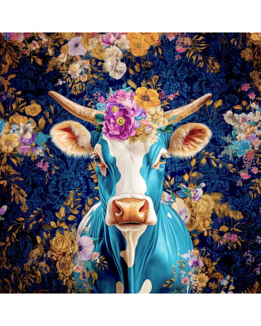 Cow&flowers 01