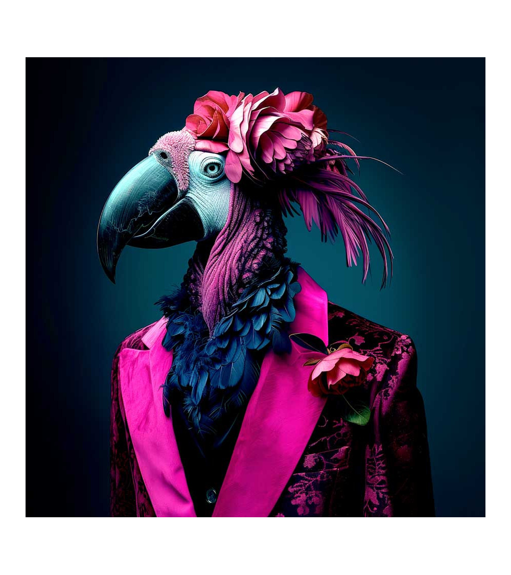 Fashionable parrot 01