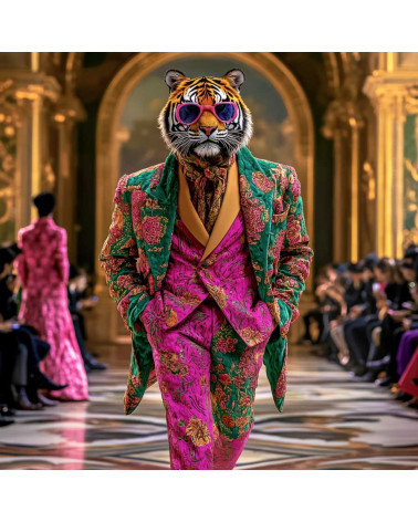 Fashionable tiger 01