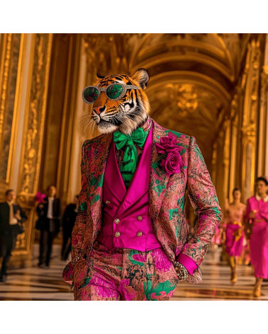 Fashionable tiger 02