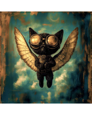 Steampunk cat 03