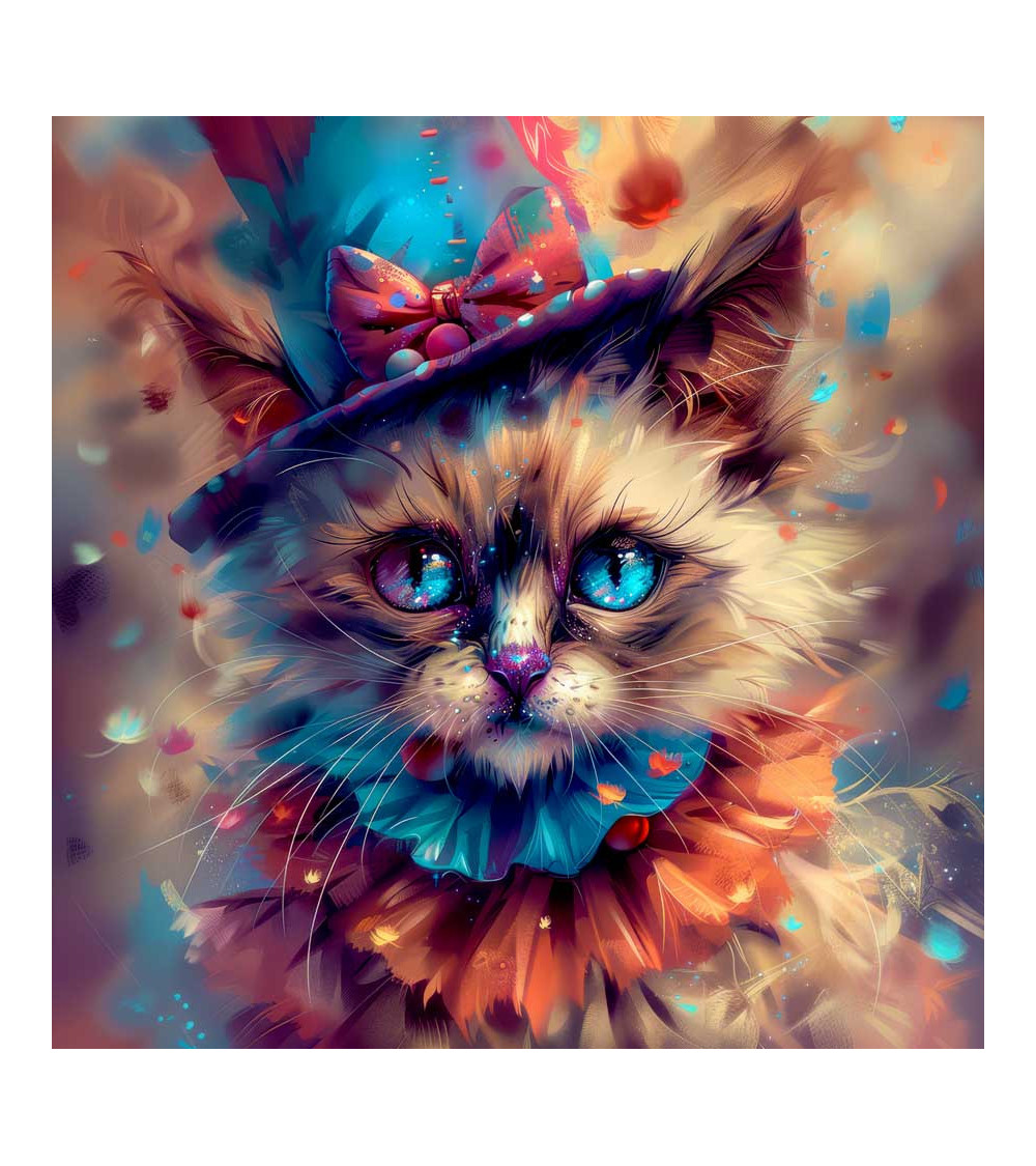 Cat clown 01
