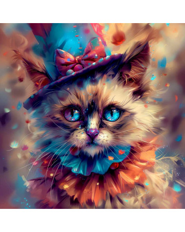 Cat clown 01