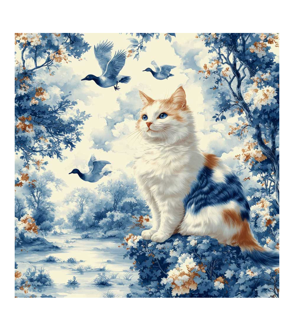 Vintage style cat 01