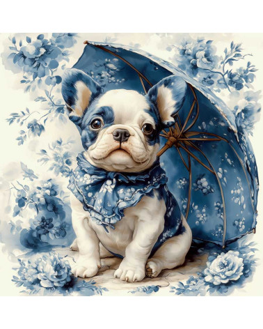 Vintage style dog 01