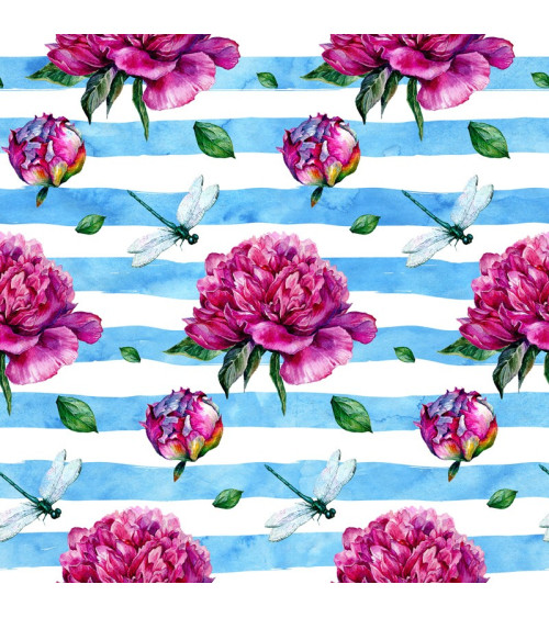 Polyester пионы