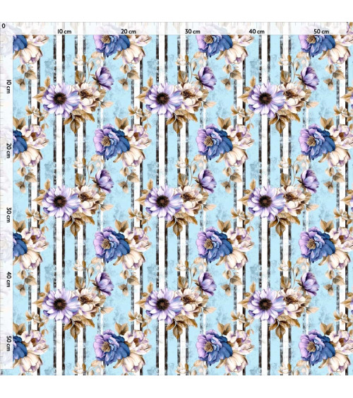 Antique bloom stripes 01