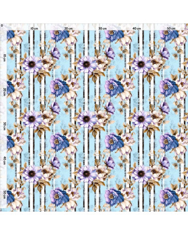 Antique bloom stripes 01